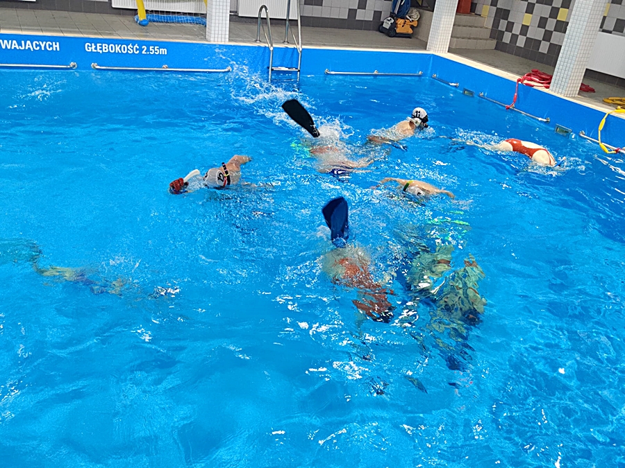 Hokej pod wodą Walenie Siemianowice Śląskie Trening IX 2022